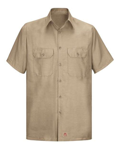 Red Kap Men's Ripstop Short Sleeve Work Shirt - SY60