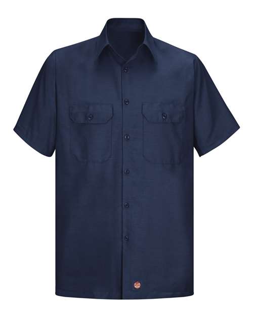 Red Kap Men's Ripstop Short Sleeve Work Shirt - SY60