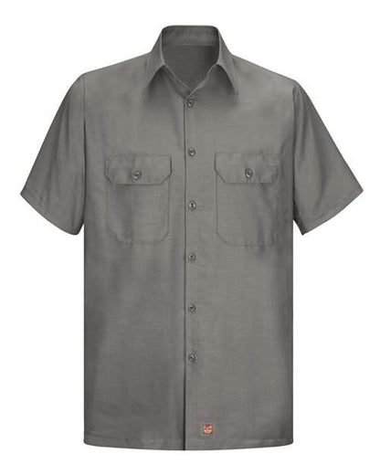 Red Kap Men's Ripstop Short Sleeve Work Shirt - SY60