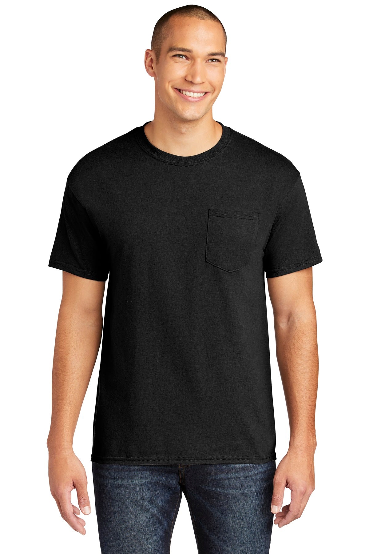 Gildan  Heavy Cotton ‚ 100% Cotton Pocket T-Shirt. 5300
