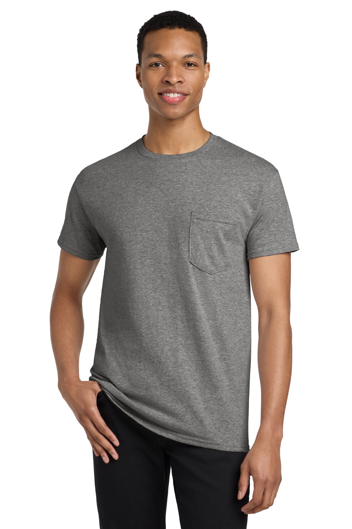 Gildan  Heavy Cotton ‚ 100% Cotton Pocket T-Shirt. 5300