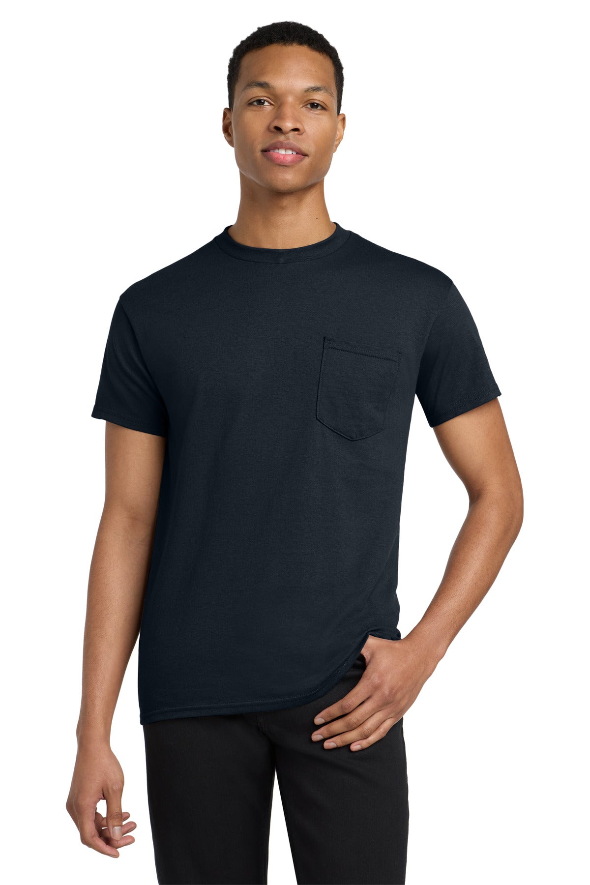 Gildan  Heavy Cotton ‚ 100% Cotton Pocket T-Shirt. 5300