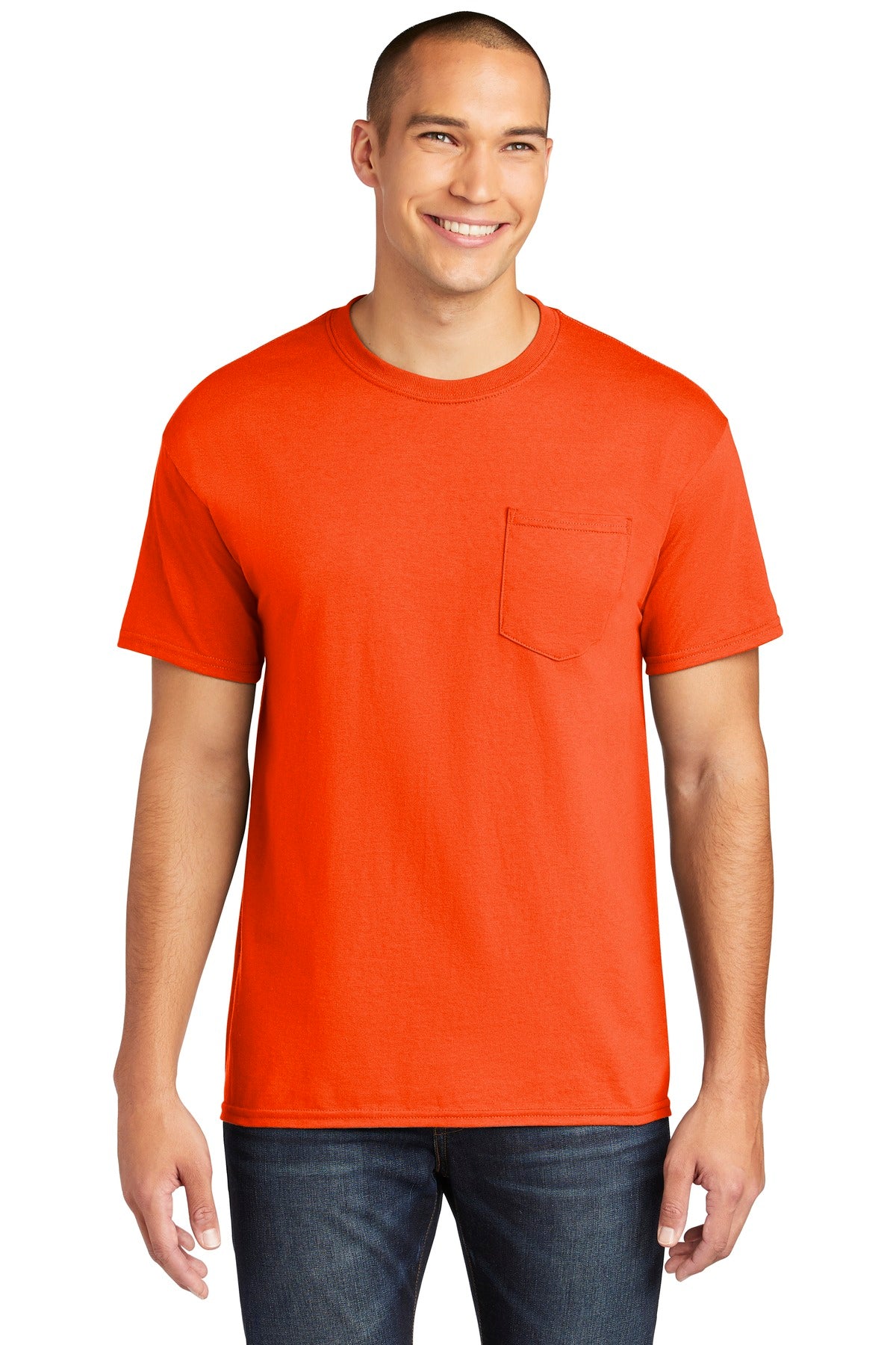 Gildan  Heavy Cotton ‚ 100% Cotton Pocket T-Shirt. 5300