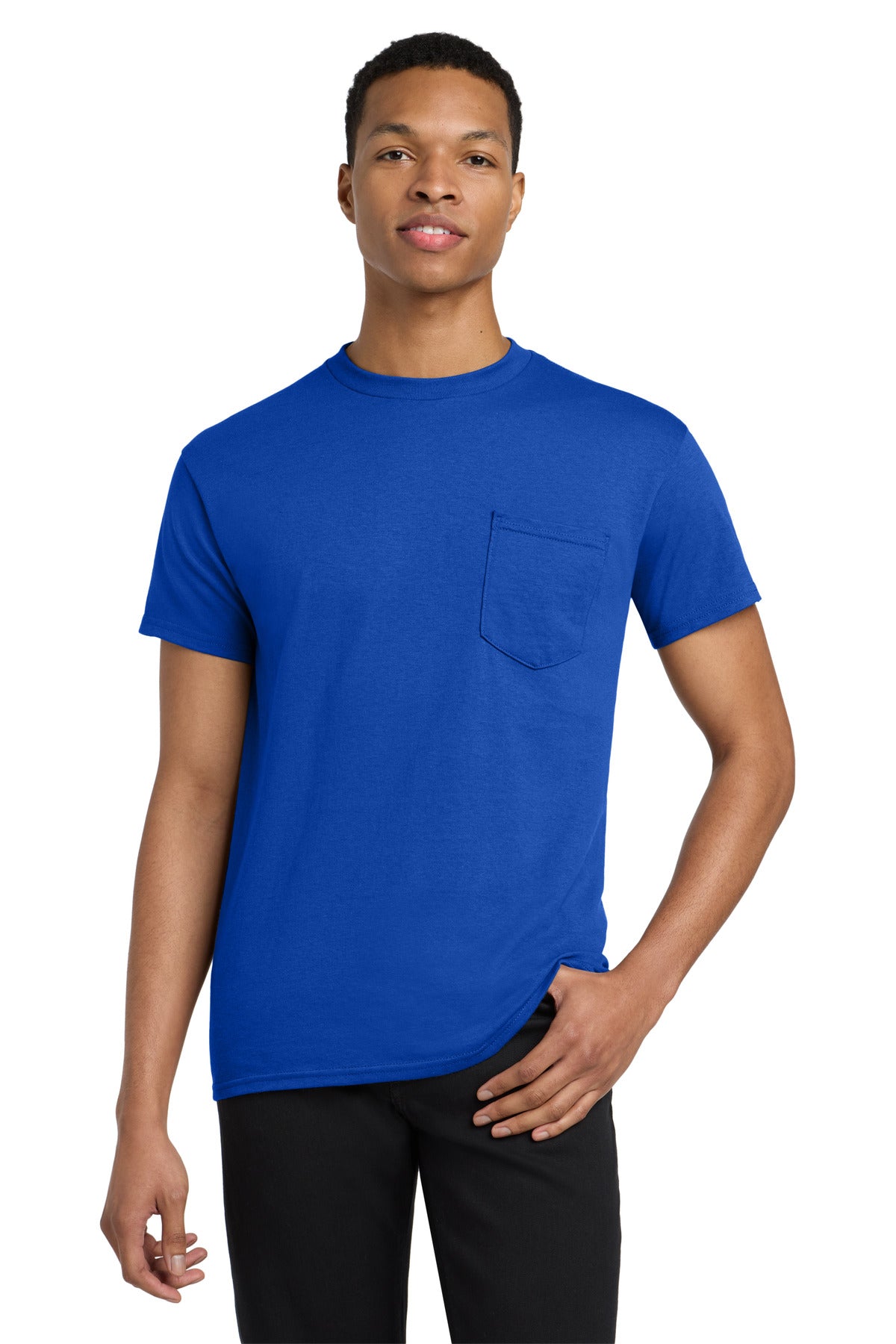 Gildan  Heavy Cotton ‚ 100% Cotton Pocket T-Shirt. 5300
