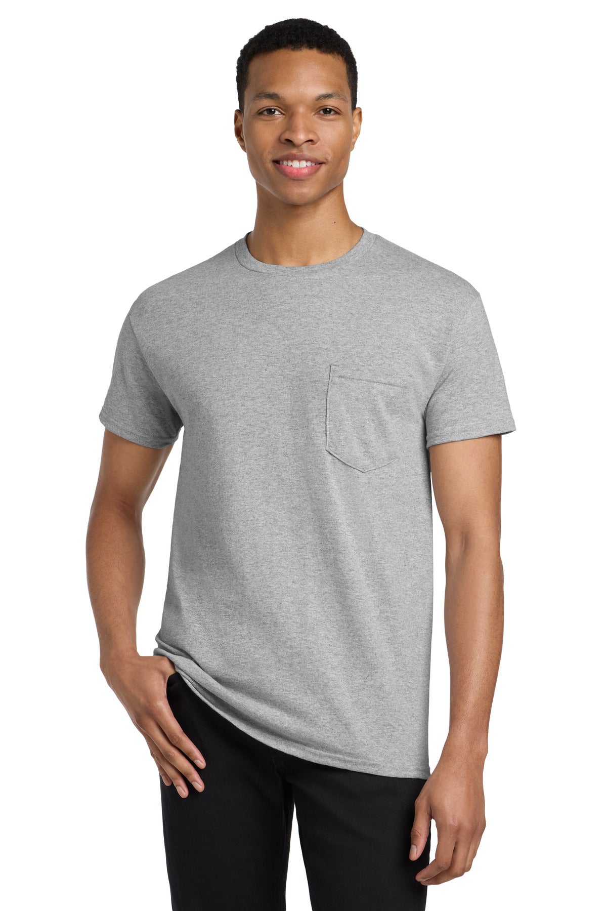 Gildan  Heavy Cotton ‚ 100% Cotton Pocket T-Shirt. 5300