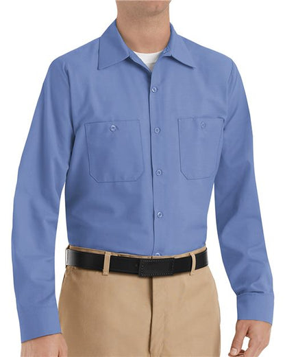 Red Kap Men's Tall Industrial Long Sleeve Work Shirt - SP14T