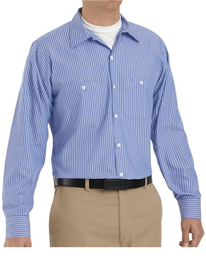 Red Kap Men's Tall Premium Long Sleeve Work Shirt - SP10T