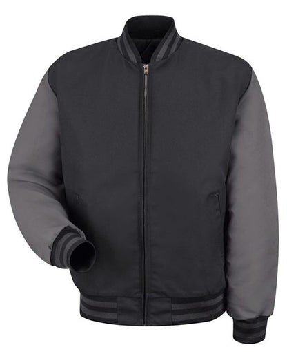 Red Kap Men's Tall Duo-Tone Team Jacket - JT40T