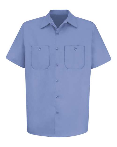 Red Kap Men's Tall Cotton Short Sleeve Uniform Shirt - SC40T