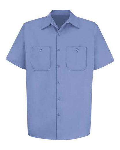 Red Kap Men's Tall Cotton Short Sleeve Uniform Shirt - SC40T