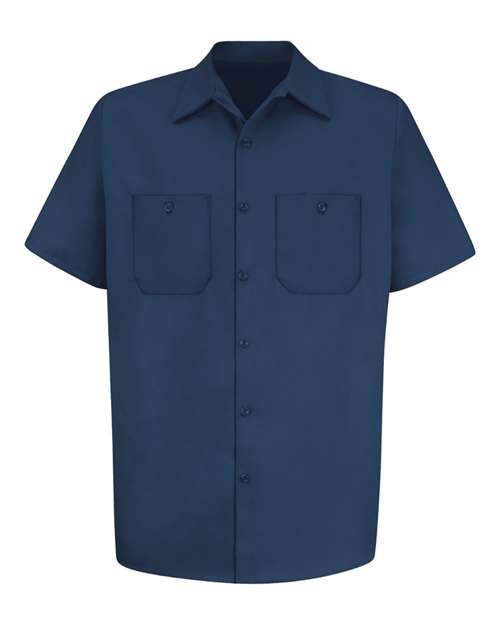 Red Kap Men's Tall Cotton Short Sleeve Uniform Shirt - SC40T