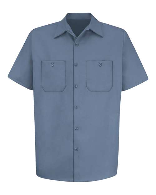 Red Kap Men's Tall Cotton Short Sleeve Uniform Shirt - SC40T