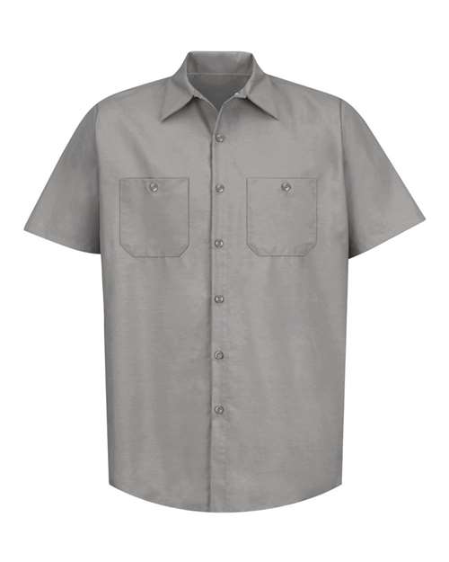 Red Kap Men's Tall Industrial Short Sleeve Work Shirt - SP24T