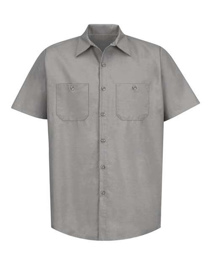 Red Kap Men's Tall Industrial Short Sleeve Work Shirt - SP24T
