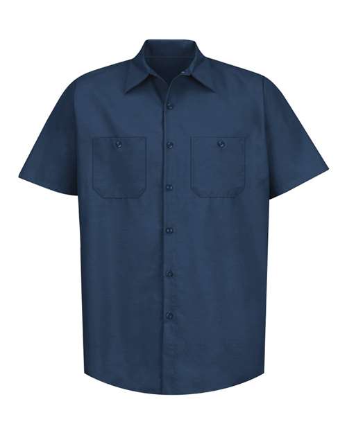 Red Kap Men's Tall Industrial Short Sleeve Work Shirt - SP24T