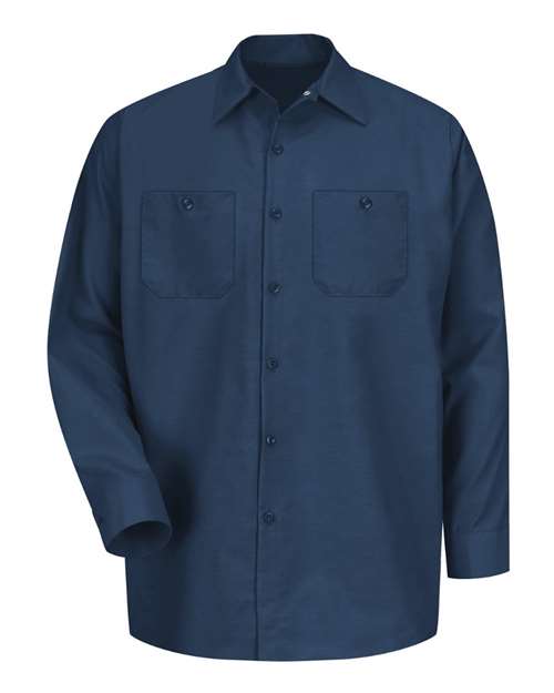 Red Kap Men's Tall Industrial Long Sleeve Work Shirt - SP14T