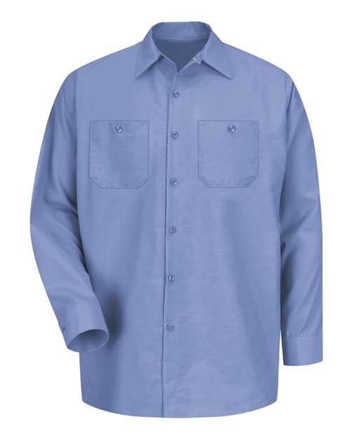 Red Kap Men's Tall Industrial Long Sleeve Work Shirt - SP14T