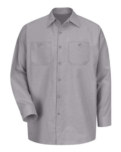 Red Kap Men's Tall Industrial Long Sleeve Work Shirt - SP14T