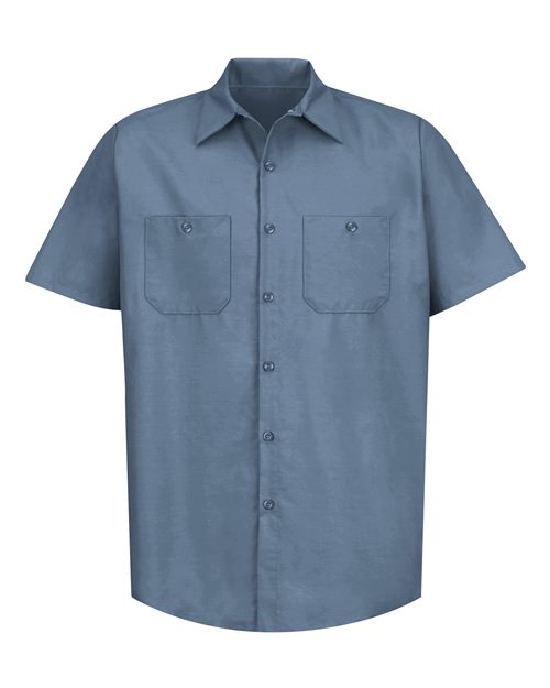 Red Kap Men's Tall Industrial Short Sleeve Work Shirt - SP24T