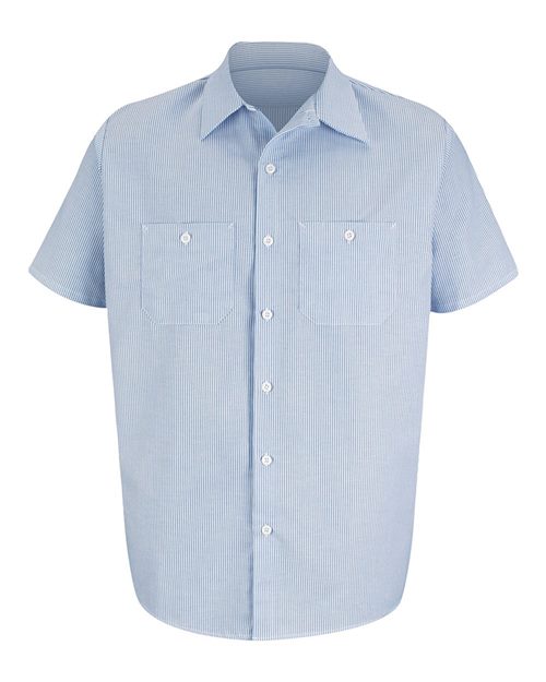 Red Kap Men's Industrial Stripe Work Shirt - SL20
