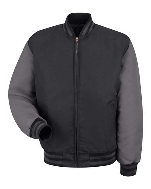 Red Kap Men's Tall Duo-Tone Team Jacket - JT40T
