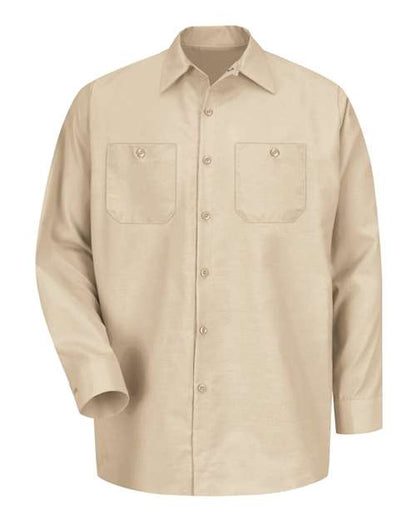 Red Kap Men's Tall Industrial Long Sleeve Work Shirt - SP14T