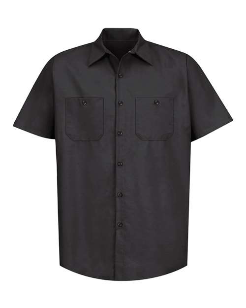 Red Kap Men's Tall Industrial Short Sleeve Work Shirt - SP24T