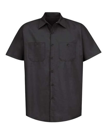 Red Kap Men's Tall Industrial Short Sleeve Work Shirt - SP24T