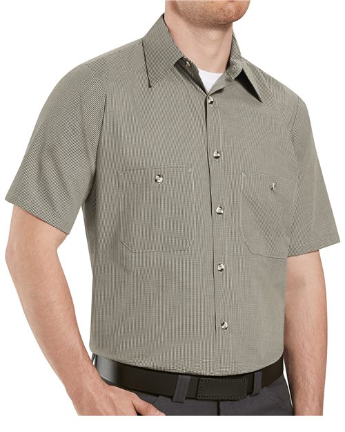 Red Kap Men's Tall Premium Short Sleeve Work Shirt - SP20T