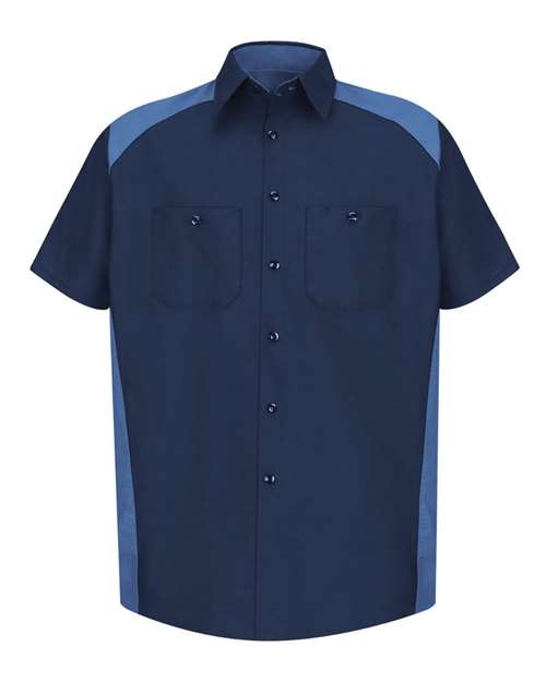 Red Kap Men's Tall Short Sleeve Motorsports Shirt - SP28T
