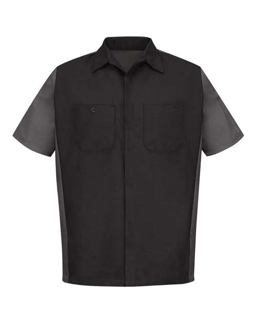 Red Kap Men's Tall Short Sleeve Automotive Crew Shirt - SY20T