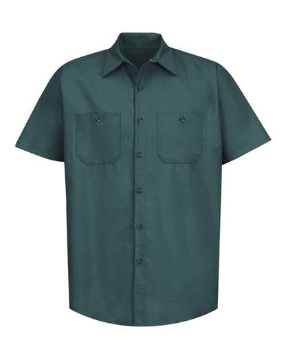 Red Kap Men's Tall Industrial Short Sleeve Work Shirt - SP24T