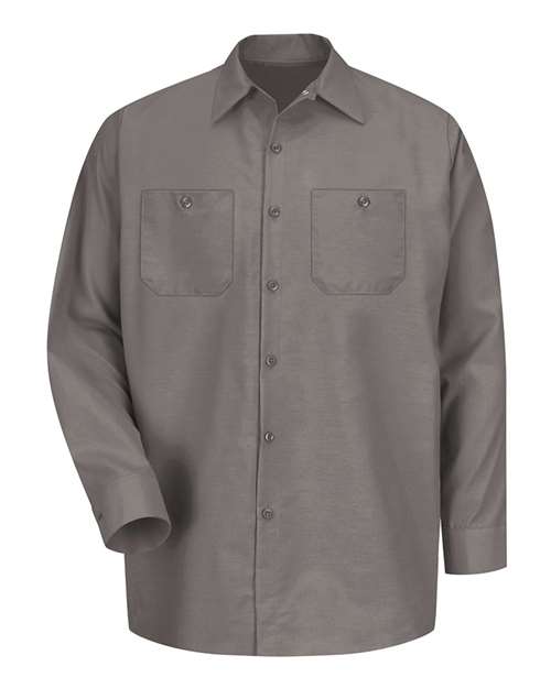 Red Kap Men's Tall Industrial Long Sleeve Work Shirt - SP14T