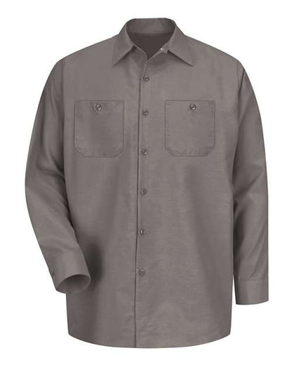 Red Kap Men's Tall Industrial Long Sleeve Work Shirt - SP14T