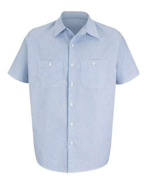 Red Kap Men's Industrial Stripe Work Shirt - SL20