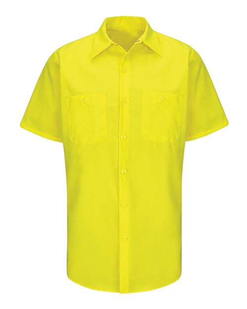 Red Kap Men's Enhanced & Hi-Visibility Work Shirt - SY24