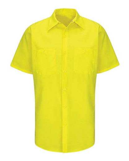 Red Kap Men's Tall Enhanced & Hi-Visibility Work Shirt - SY24T