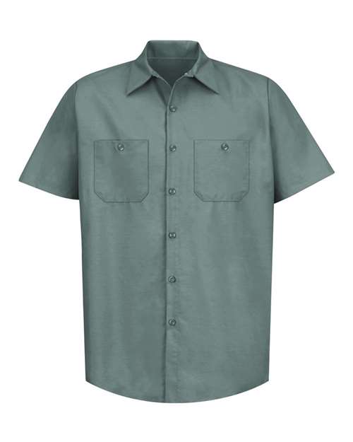Red Kap Men's Tall Industrial Short Sleeve Work Shirt - SP24T