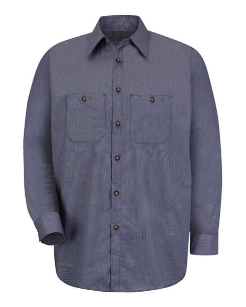 Red Kap Men's Tall Premium Long Sleeve Work Shirt - SP10T
