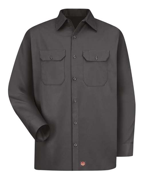 Red Kap Men's Tall Utility Long Sleeve Work Shirt - ST52T