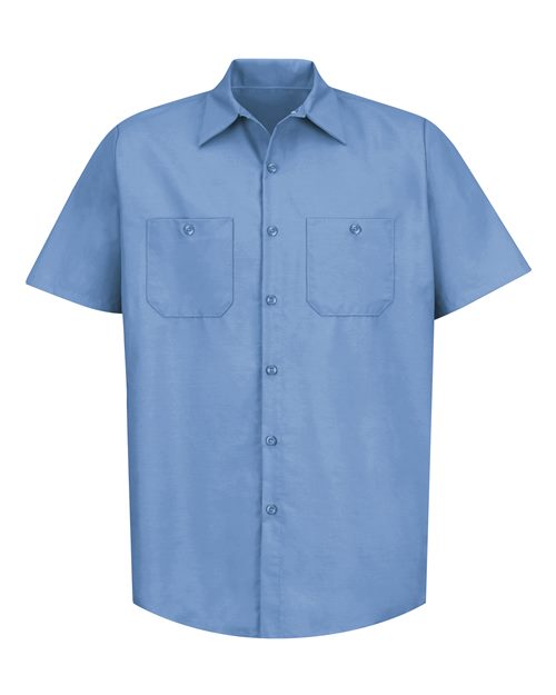 Red Kap Men's Tall Industrial Short Sleeve Work Shirt - SP24T