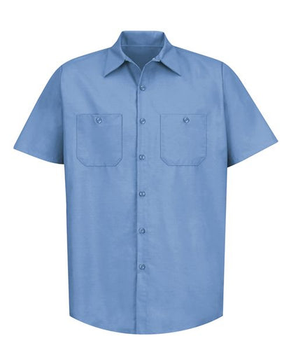 Red Kap Men's Tall Industrial Short Sleeve Work Shirt - SP24T