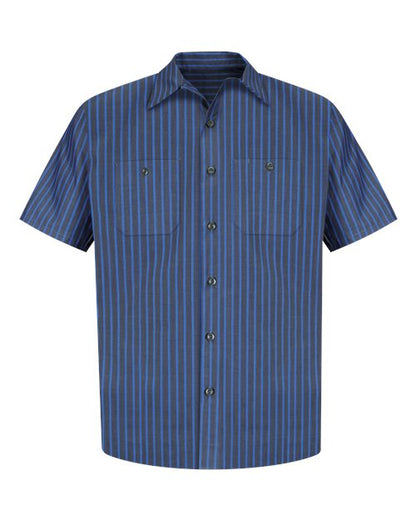Red Kap Men's Tall Industrial Short Sleeve Work Shirt - SP24T