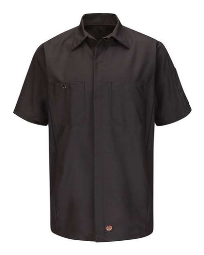 Red Kap Men's Short Sleeve Automotive Crew Shirt - SY20