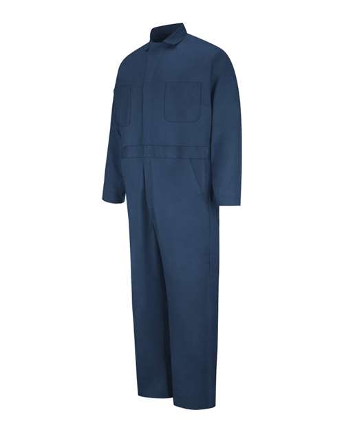 Red Kap Men's Extended Sizes Button-Front Cotton Coveral - CC16EXT