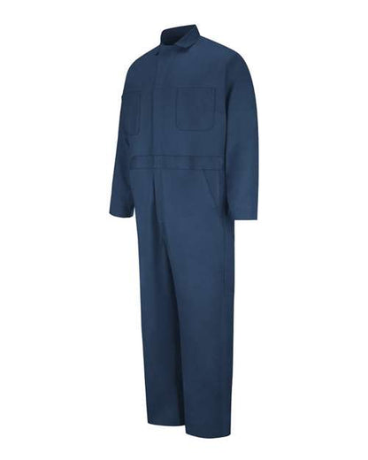 Red Kap Men's Extended Sizes Button-Front Cotton Coveral - CC16EXT