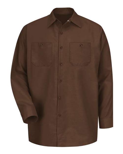 Red Kap Men's Tall Industrial Long Sleeve Work Shirt - SP14T