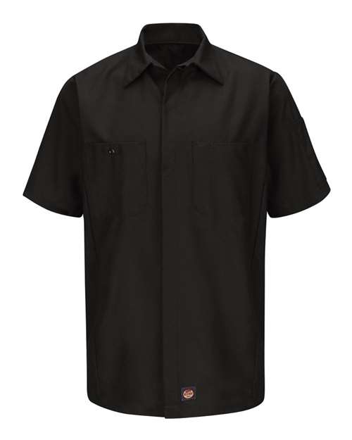 Red Kap Men's Short Sleeve Automotive Crew Shirt - SY20