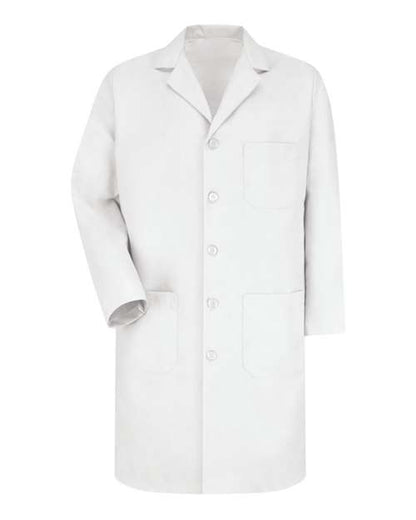Red Kap Unisex Extended Sizes Button Front Lab Coat - KP14EXT
