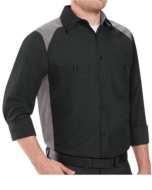 Red Kap Men's Tall Motorsports Shirt - SP18T